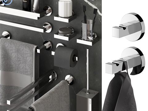  Keuco Edition 90 卫浴配件3d模型 