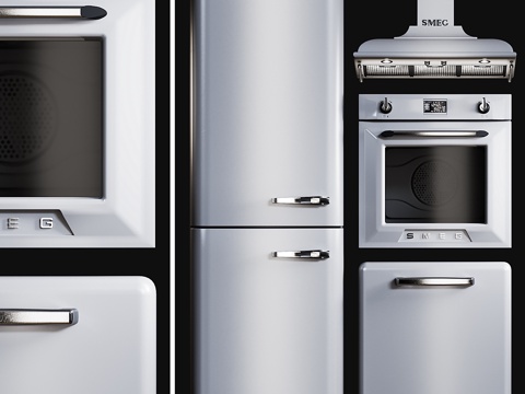  厨房电器 Smeg Victoria3d模型 