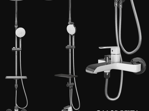  淋浴系统 Iddis Calipso3d模型 