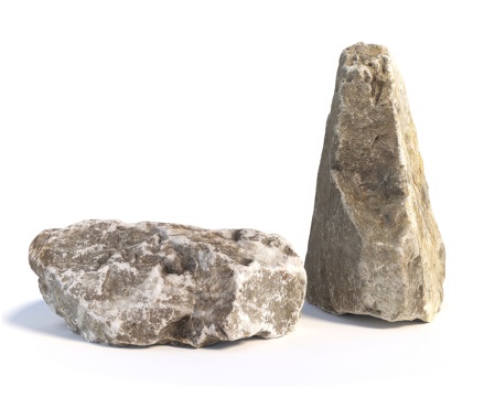 现代景观石 石头 岩石 石块 园林石头1su模型