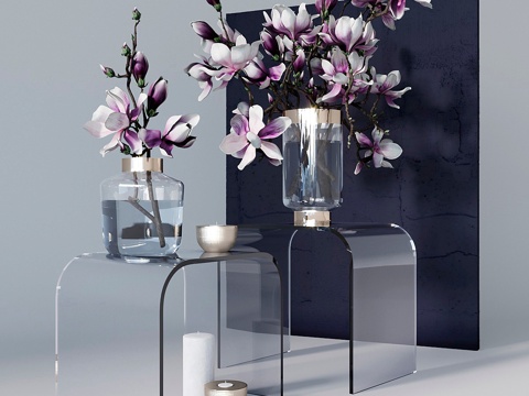  木兰装饰套装3d模型 