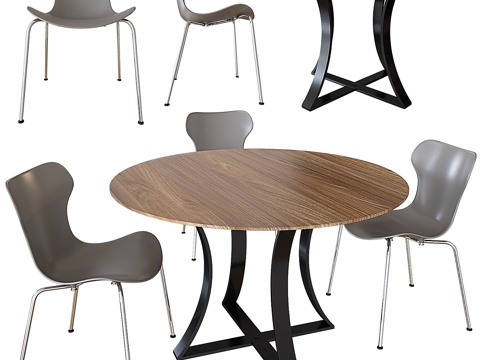  B&B Italia Papilio Shell. Dame3d模型 