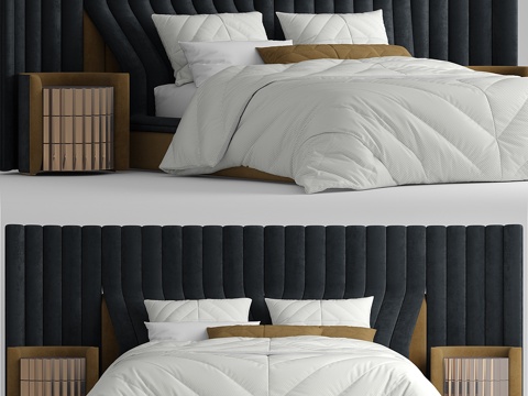  澳大利亚Adairs寝具品牌床具3d模型 