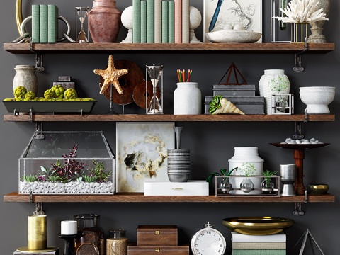  装饰阁楼套装3d模型 