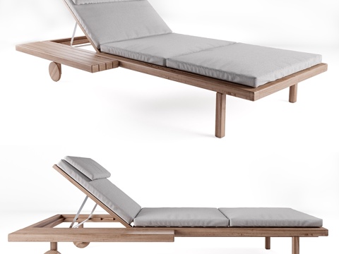  TRIBU带滚轮花园日床3d模型 