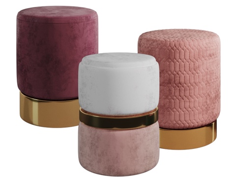  智能生活_脚凳3d模型 