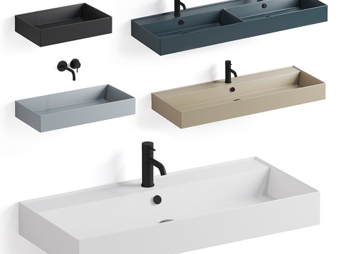  Simas Agile 洗手盆系列第二辑3d模型 