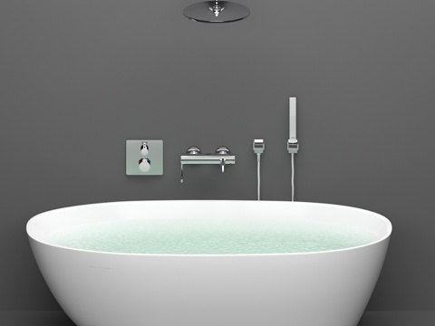  BelBagno BB80-1700亚克力浴缸 + GROH3d模型 