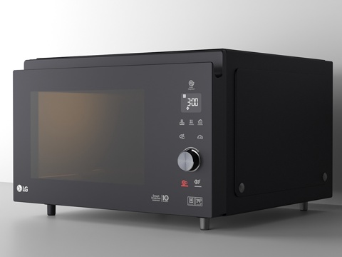  LG MJ-3965BIS 微波炉3d模型 