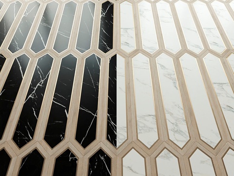  帕克特·伊瓦萨莱蒂，当代后裔，菱形3d模型 