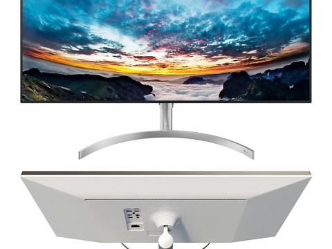  LG 超宽屏 34WK95U 显示器3d模型 