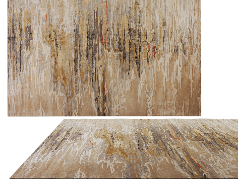  现代简约地毯 地毯 简约地毯 装饰地毯 客厅地毯3d模型 