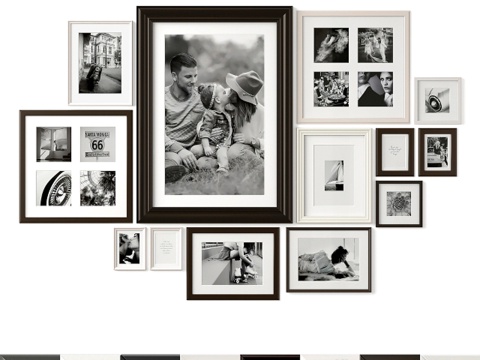  家庭照片集3d模型 