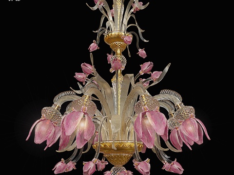  Lavai Iris枝形吊灯3d模型 