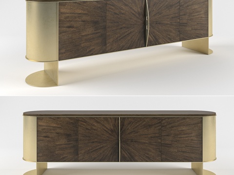  卡拉科尔黄金时段储物柜3d模型 