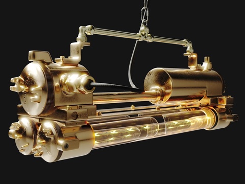  Daeyang电动织机灯吊灯Fx-3d模型 