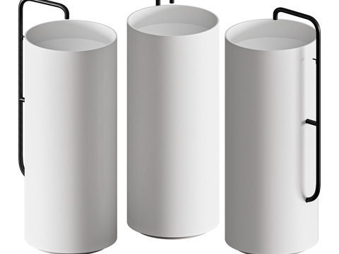  现代柱式台盆 洗手台3d模型3d模型 