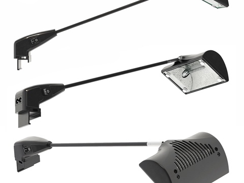  现代展览展台用泛光灯 聚光灯3d模型 