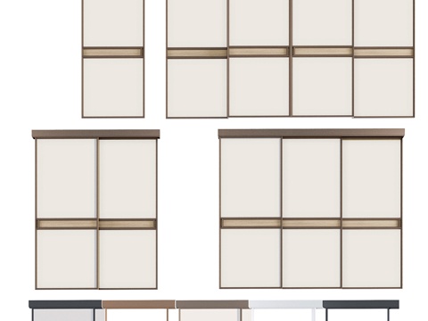  Sofia Scala 推拉门3d模型 