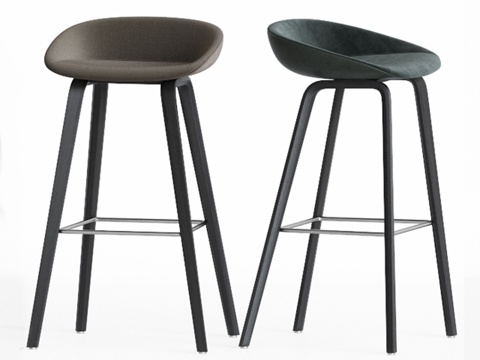  Hay Aas 32 吧凳3d模型 