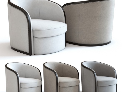  The Sofa &amp; Chair 托比扶手椅3d模型 
