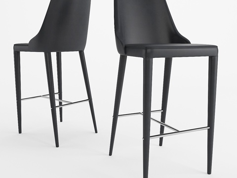  吧台凳_023d模型 