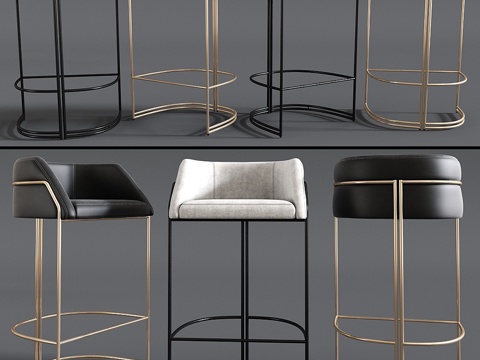  似曾相识吧凳 gio pagani3d模型 