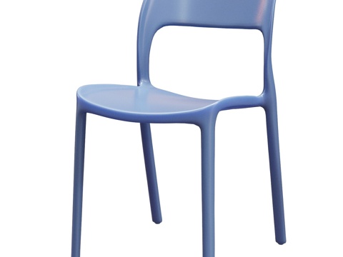  现代极简 Eclipse 塑料椅3d模型 