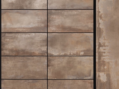  ABK Interno9 泥色 600x12003d模型 