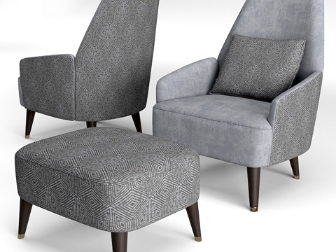  乔治奥系列魅力休闲椅3d模型 