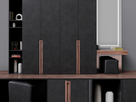  家具组合 013d模型 