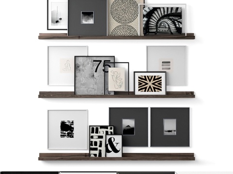  混合海报套装 193d模型 