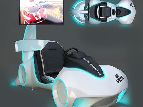  Leke VR闪电竞速3d模型 