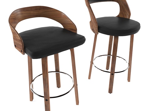  emily & sabrina吧凳 高脚凳及吧椅3d模型 