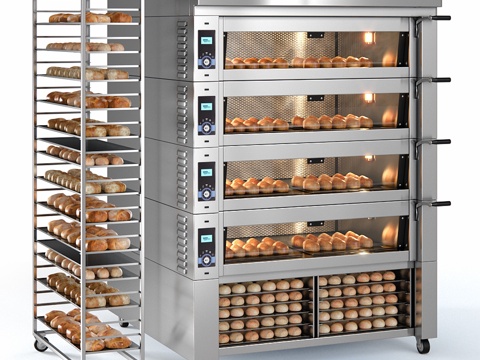  维舍对流烤箱3d模型 