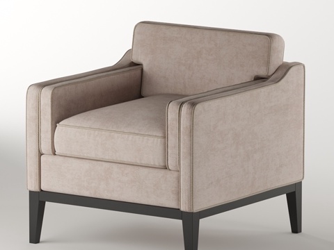  丹顿家居伊尔文椅3d模型 