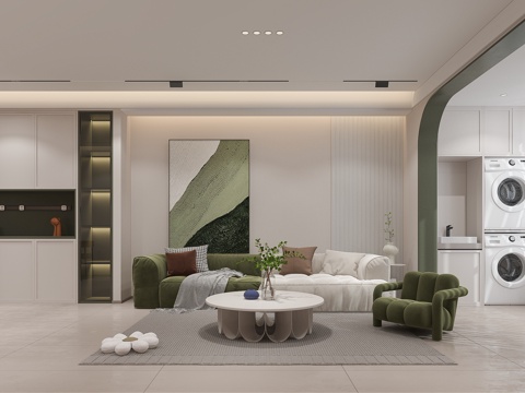  现代沙发餐桌椅3d模型 