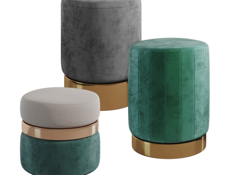  智能生活_脚凳3d模型 