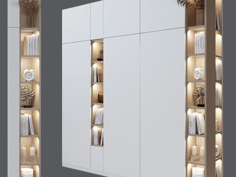  带层架的橱柜 23d模型 