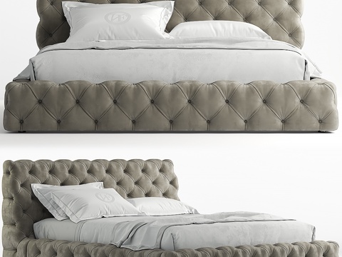  维多利亚·弗里杰里奥·卡拉乔洛床3d模型 