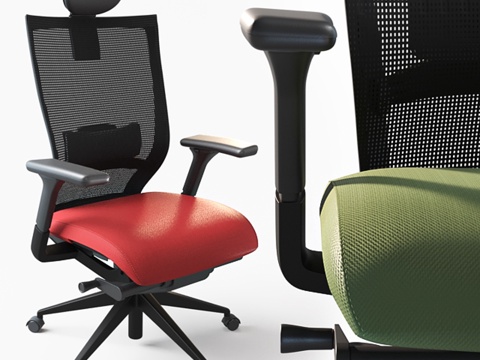  t50 - 10th - 办公椅 - by Sidiz3d模型 