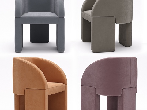  Baxter懒骨头椅3d模型 