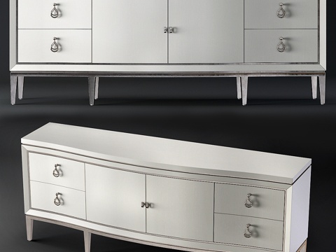  Bernhardt Calista 娱乐柜3d模型 