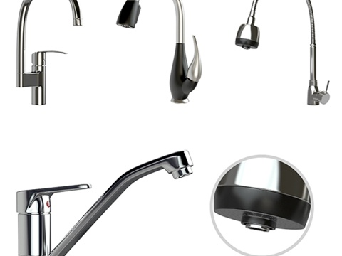  厨房水龙头3d模型 