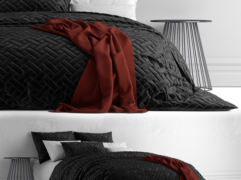  澳大利亚Adairs寝具品牌床具3d模型 