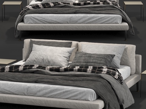  LIVING DIVANI Floyd-Hi 床3d模型 