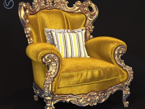  经典椅瓦里3d模型 