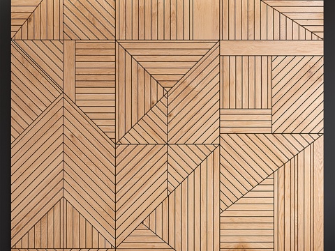  装饰墙板013d模型 