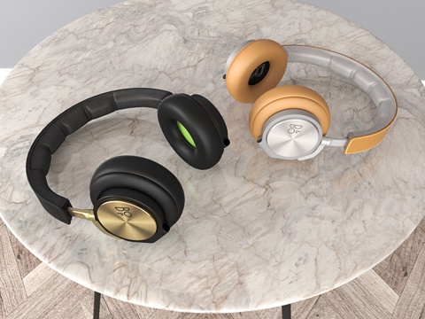  现代风格耳机3d模型 