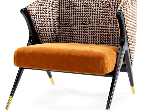  VICAL BRILON扶手椅 REF.258383d模型 